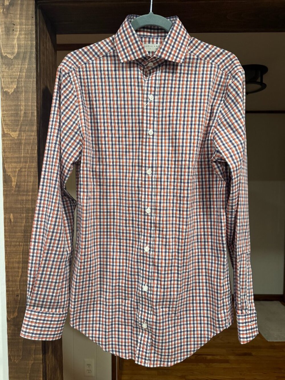 NWT Holderness & Bourne “The Flynn Shirt” In Russet (Small)